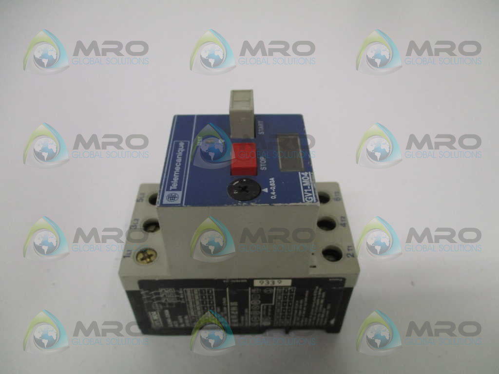 TELEMECANIQUE GV1-M04 CIRCUIT BREAKER 0,4-0,63A *USED*