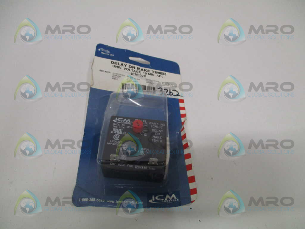 ICM ICM102B DELAY ON MAKE TIMER 10MIN *NEW IN ORIGINAL PACKAGE*