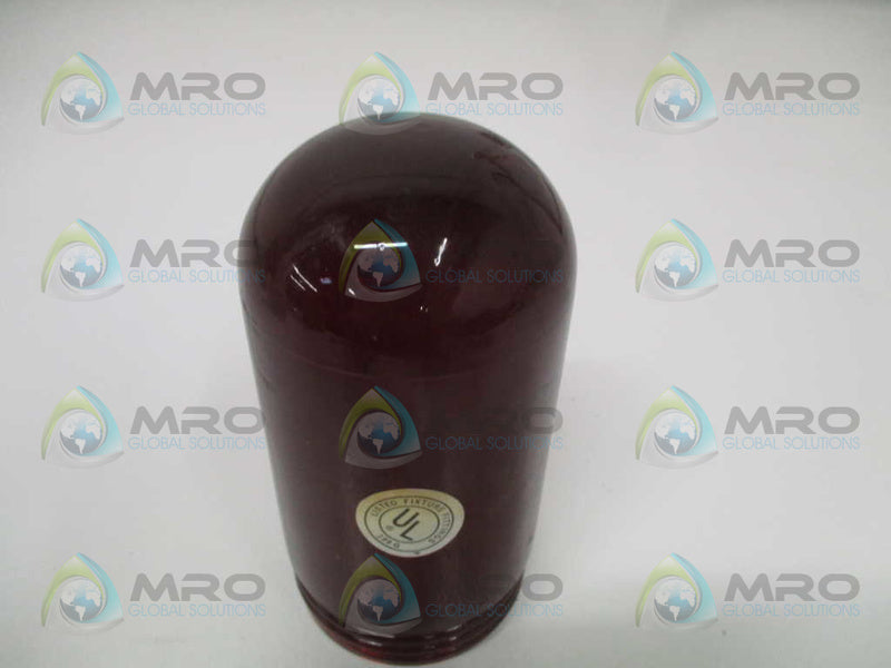 STONCO VGR100 RED GLASS GLOBE *NEW NO BOX*