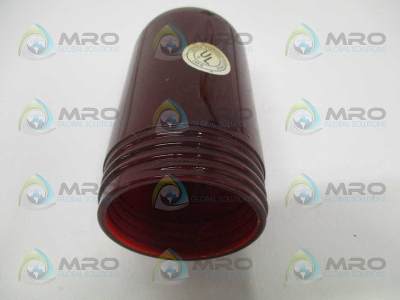 STONCO VGR100 RED GLASS GLOBE *NEW NO BOX*