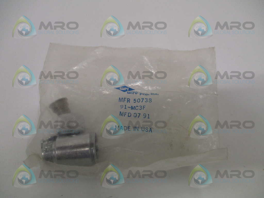 WIRE-PRO 91-MC3F FEMALE MICROPHONE CONNECTOR *NEW IN FACTORY BAG*