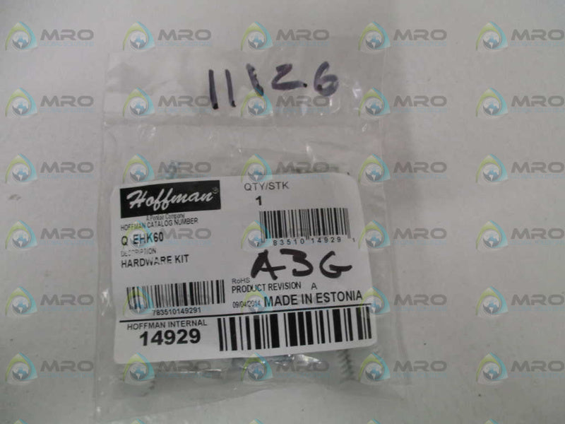 HOFFMAN QEHK60 HARDWARE KIT *NEW IN FACTORY BAG*