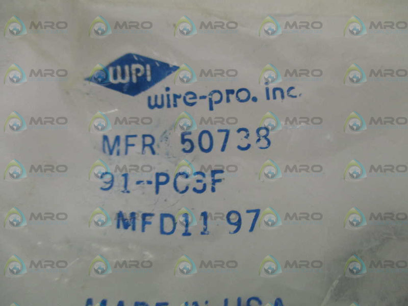 WIRE-PRO 91-PC3F FEMALE MICROPHONE CONNECTOR *NEW IN FACTORY BAG*
