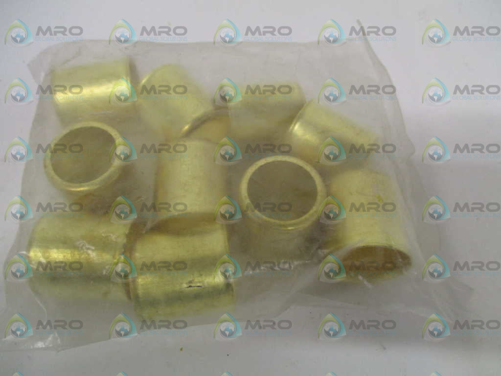 GRAINGER 2A735B BRASS FERRULE 1/2" (PKG OF 10) *NEW IN FACTORY BAG*