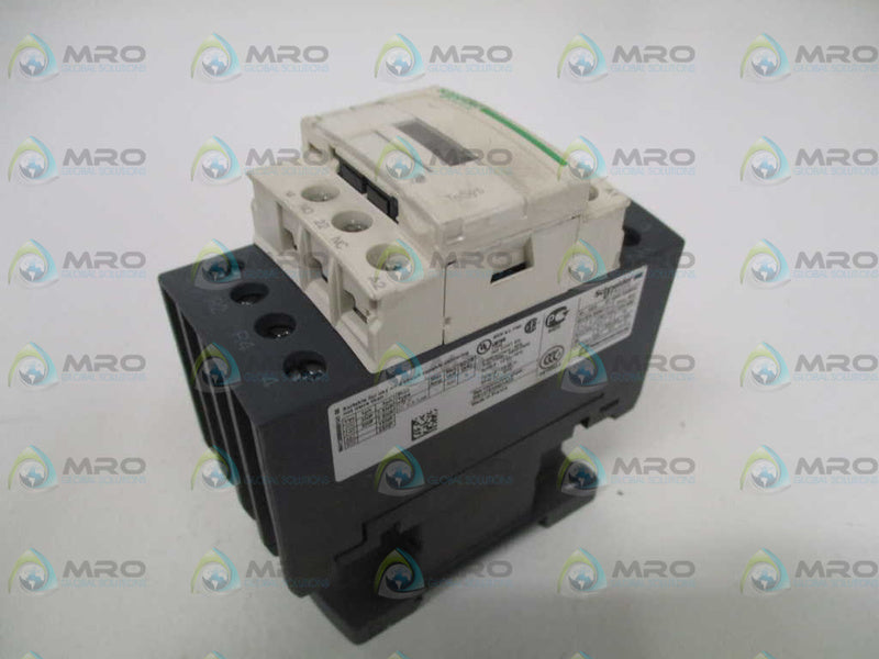 SCHNEIDER ELECTRIC LC1D258G7 CONTACTOR 120V *USED*