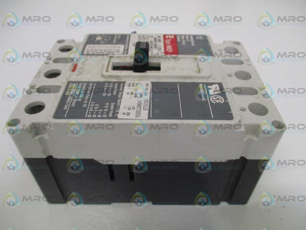 WESTINGHOUSE HMCP100L3C CIRCUIT BREAKER 100A *USED *