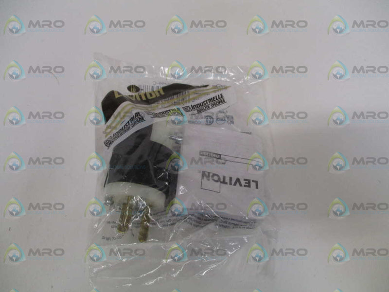 LEVITON 5366-C STRAIGHT BLADE PLUG *NEW IN FACTORY BAG*