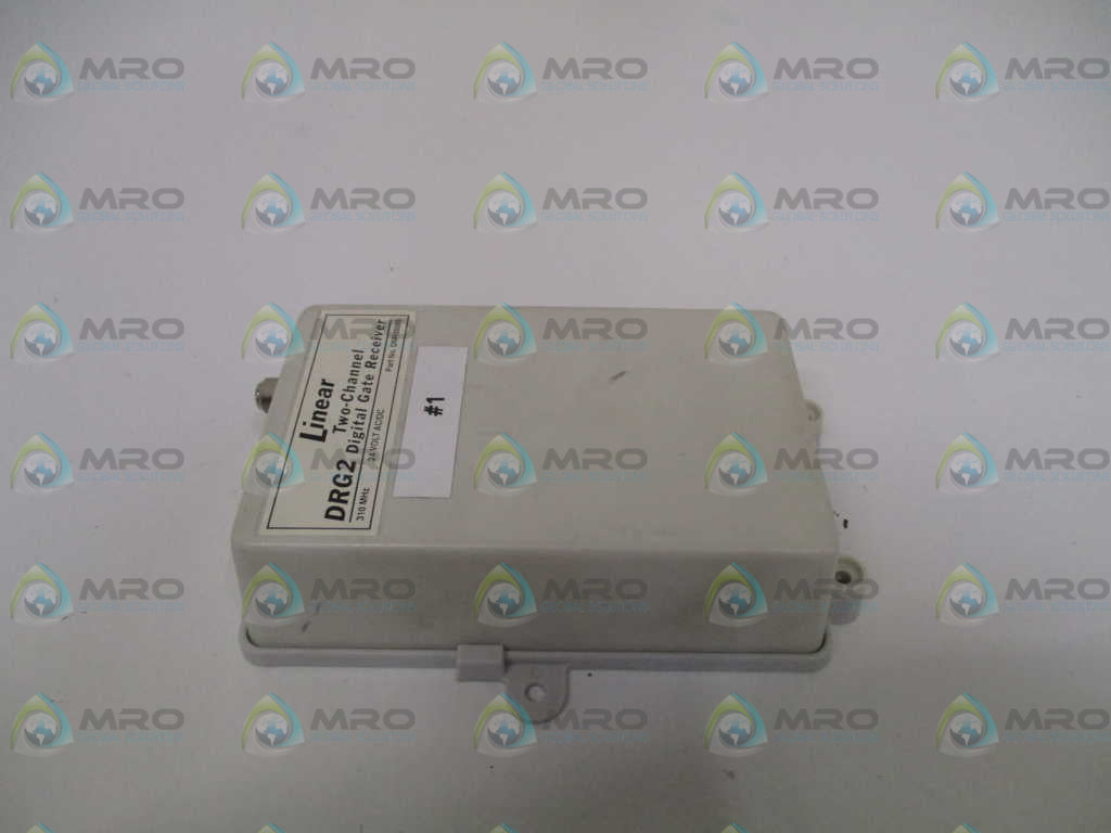 LINEAR DRG2 DNR00085 TWO-CHANNEL DIGITAL GATE RECEIVER *USED*