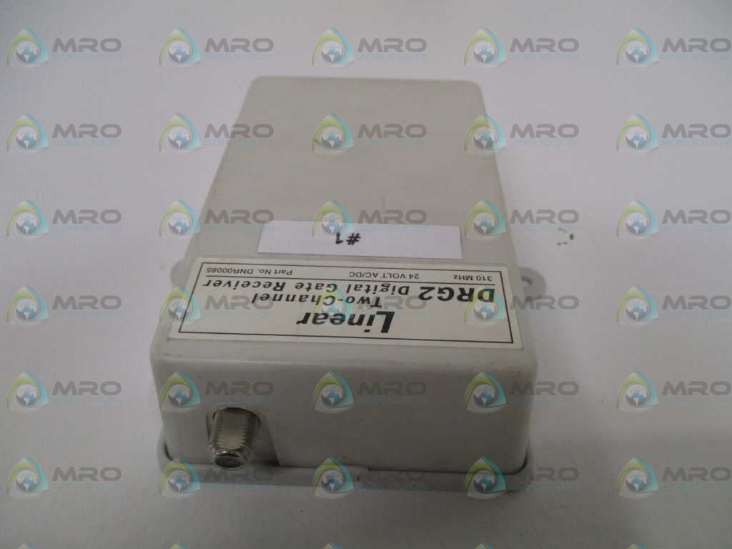 LINEAR DRG2 DNR00085 TWO-CHANNEL DIGITAL GATE RECEIVER *USED*