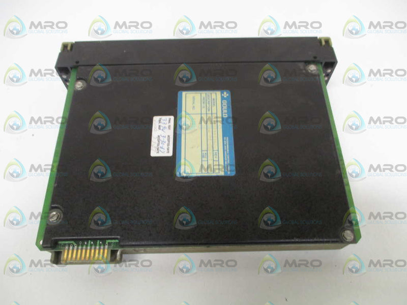 GOULD MODICON AS-B804-016 OUTPUT MODULE 115VAC *USED *