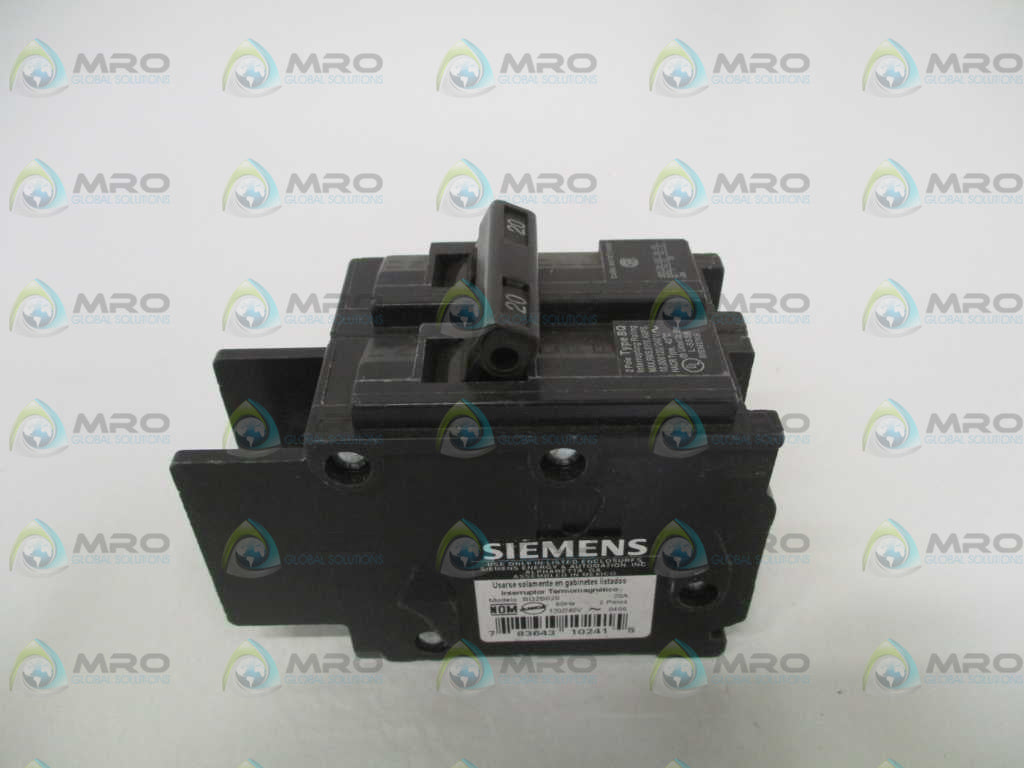 SIEMENS BQ2B020 CIRCUIT BREAKER 20A *NEW NO BOX*