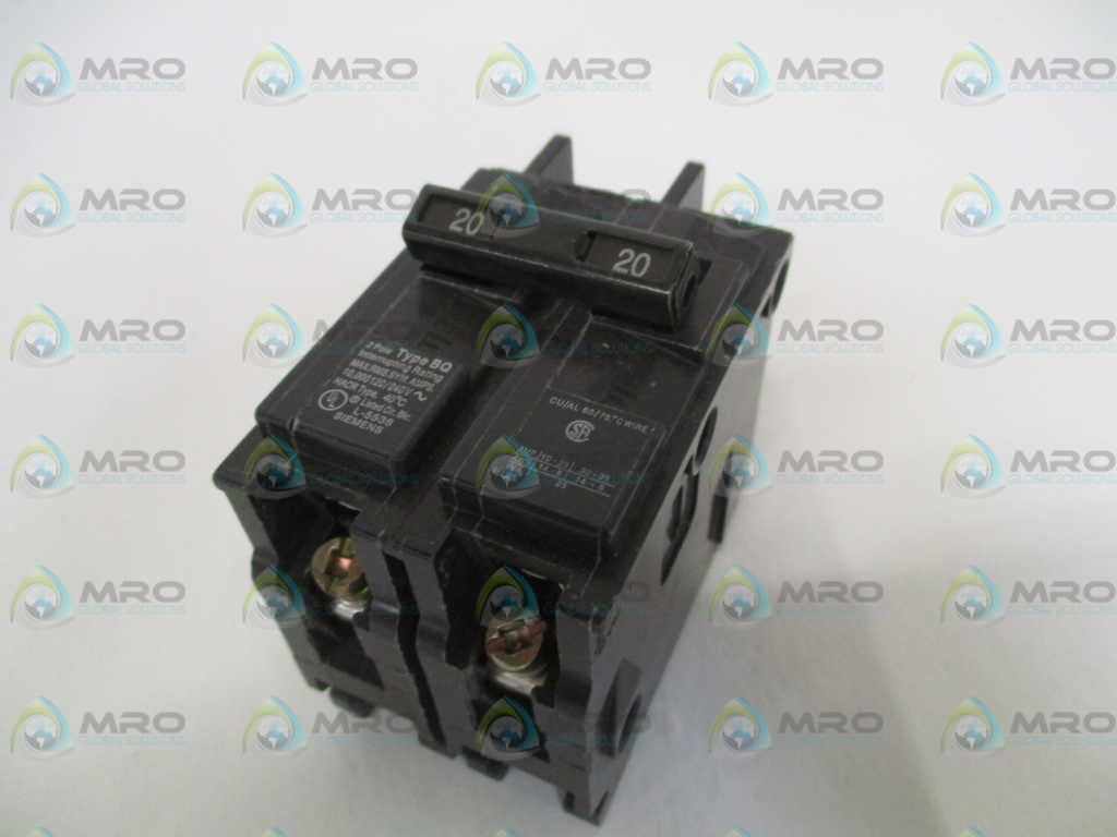SIEMENS BQ2B020 CIRCUIT BREAKER 20A *NEW NO BOX*
