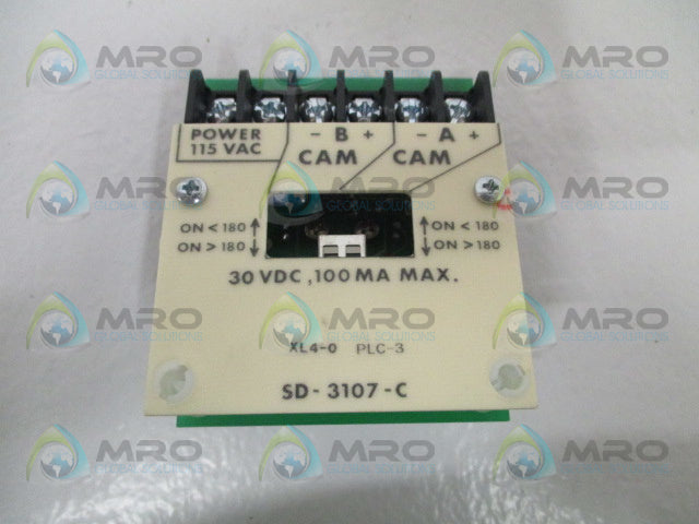 GEMCO SD-3107-C CAM MODULE BOARD ASSEMBLY 115VAC *NEW NO BOX*