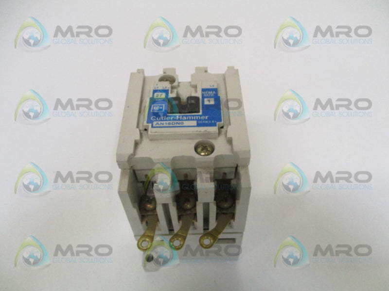 CUTLER HAMMER AN16DN0 CONTACTOR 110/120V  UNMP