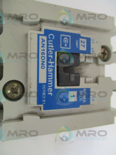 CUTLER HAMMER AN16DN0 CONTACTOR 110/120V  UNMP