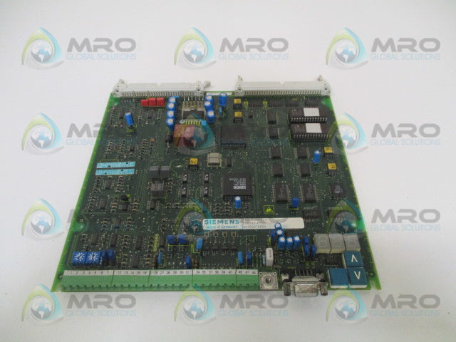 SIEMENS C98043-A1660-L1-13 SPEED CONTROL BOARD *USED*
