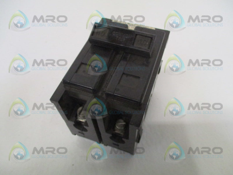 WESTINGHOUSE BA210 CIRCUIT BREAKER 10A *USED*