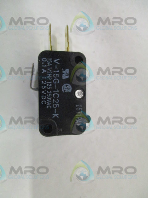OMRON V-15G-1C25-K PIN PLUNGER SWITCH *USED*
