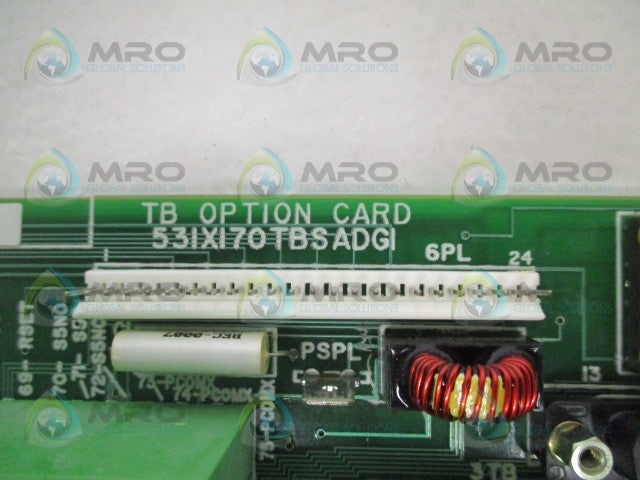 GE FANUC 531X170TBSADG1 TERMINAL BOARD CARD *NEW NO BOX*