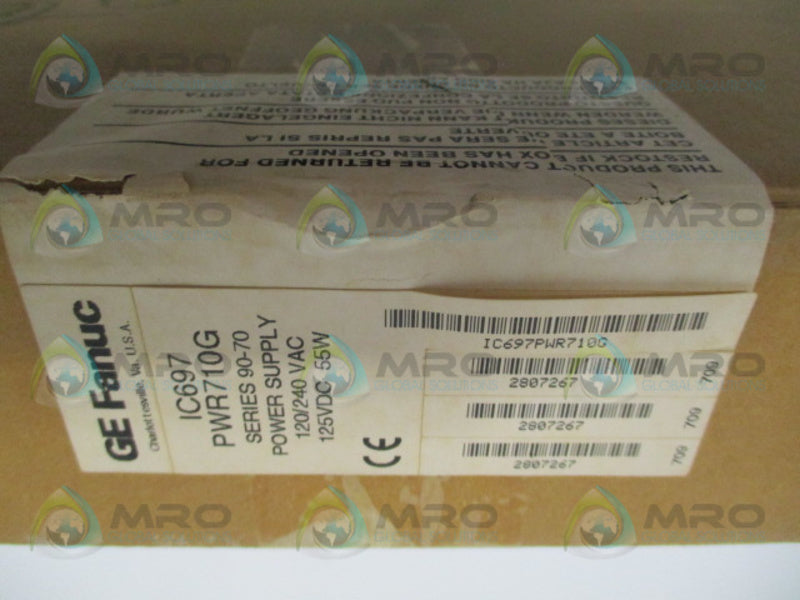 GE FANUC IC697PWR710G POWER SUPPLY MODULE *FACTORY SEALED*