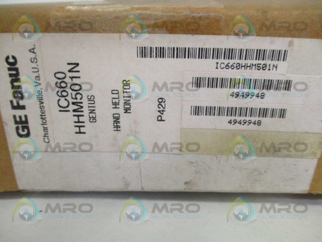 GE FANUC IC660HHM501N HAND HELD MONITOR *FACTORY SEALED*