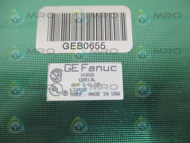 GE FANUC IC600CB513L AUXILIARY I/O CONTROL MODULE *NEW IN BOX*