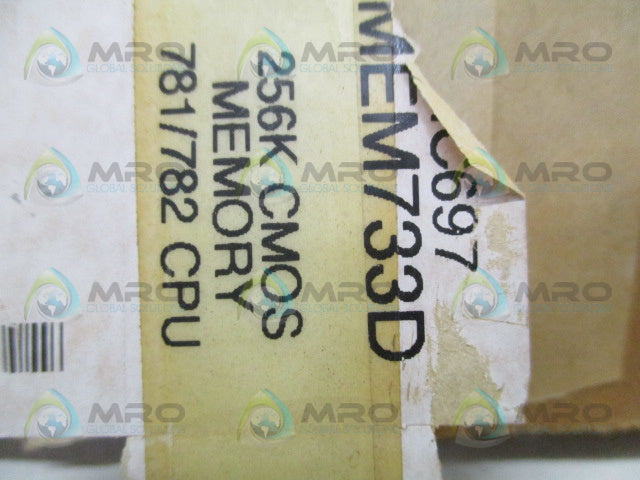 GE FANUC IC697MEM733D CMOS MEMORY MODULE 256K *NEW IN BOX*