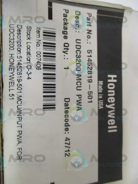 HONEYWELL UDC3200 51452819-501 CIRCUIT BOARD *NEW IN BOX*