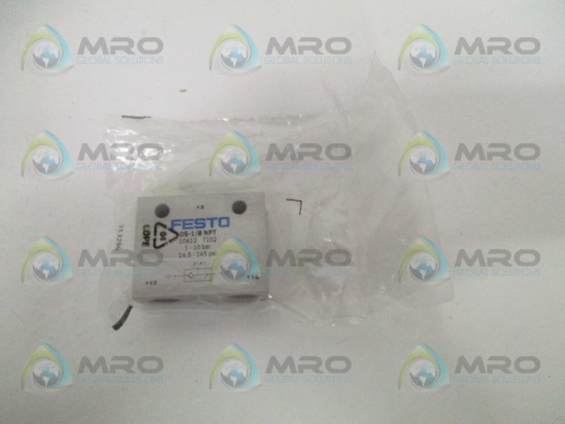 FESTO OS-1/8NPT GATE VALVE * NEW IN FACTORY BAG *