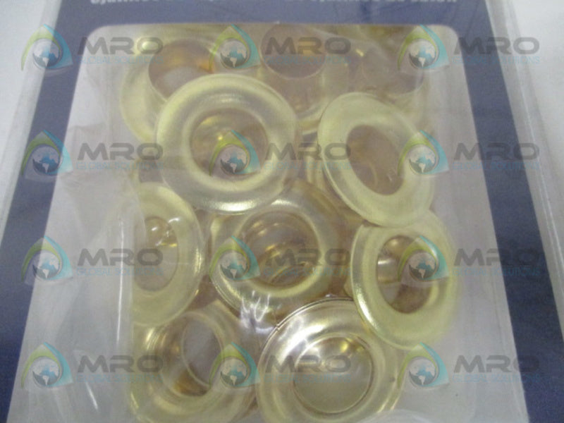 WESWARD 3AB86 BRASS GROMMETS 1/2" (PKG OF 24) *NEW IN ORIGINAL PACKAGE*