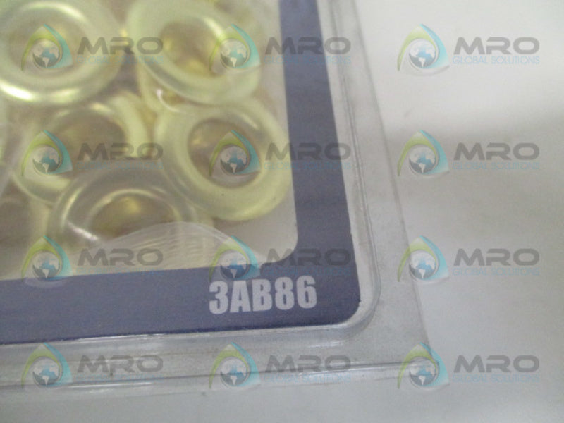 WESWARD 3AB86 BRASS GROMMETS 1/2" (PKG OF 24) *NEW IN ORIGINAL PACKAGE*