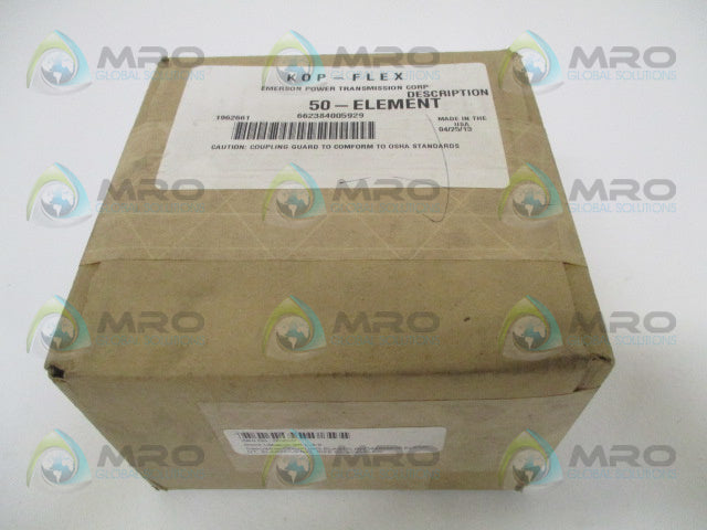 KOP-FLEX 50-ELEMENT 1962661 FLEX COUPLING INSERT *FACTORY SEALED*