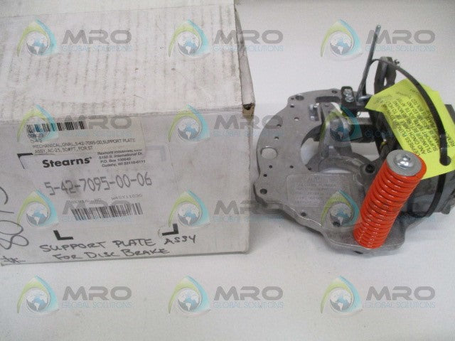 STEARNS 5-42-7095-00-06 MECHANICAL PLATE ASSEMBLY *NEW IN BOX*