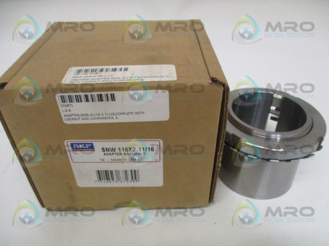 SKF SNW116X2.11/16 ADAPTER ASSEMBLY *NEW IN BOX*