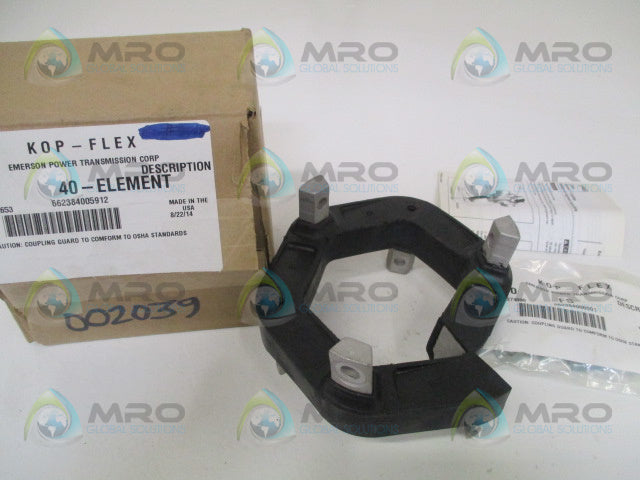 KOP-FLEX 40-ELEMENT 1962653 ELASTOMERIC FLEX COUPLING *NEW IN BOX*