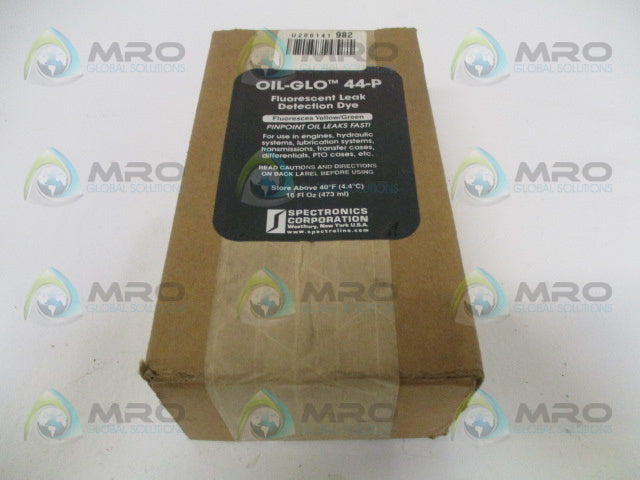 SPECTRONICS OIL-GLO 44-P FLUORESCENT LEAK DETECTION DYE *FACTORY SEALED*