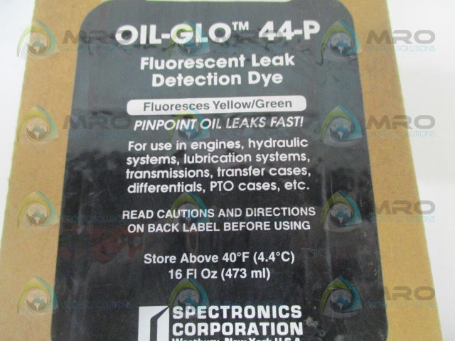 SPECTRONICS OIL-GLO 44-P FLUORESCENT LEAK DETECTION DYE *FACTORY SEALED*