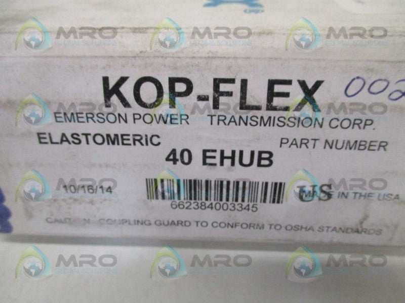 KOP-FLEX 40EHUB ELASTOMERIC FLEX COUPLING *NEW IN BOX*