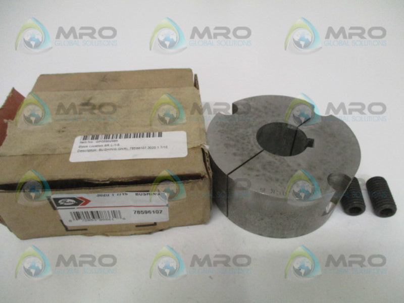 GATES 78596107 3020 TAPER LOCK BUSHING 1-7/16" *NEW IN BOX*