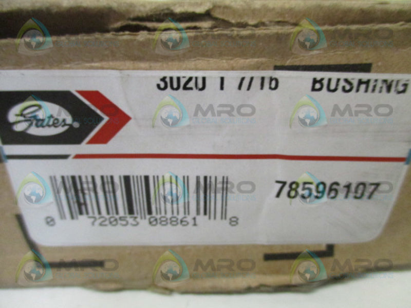 GATES 78596107 3020 TAPER LOCK BUSHING 1-7/16" *NEW IN BOX*