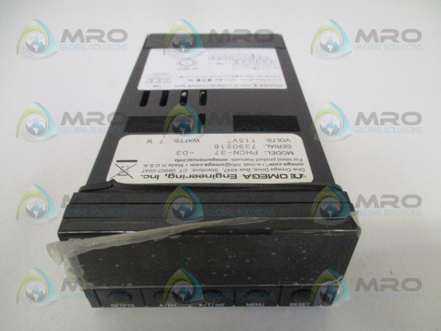 OMEGA PHCN-37 PROCESSOR CONTROLLER (AS PICTURED) *USED*