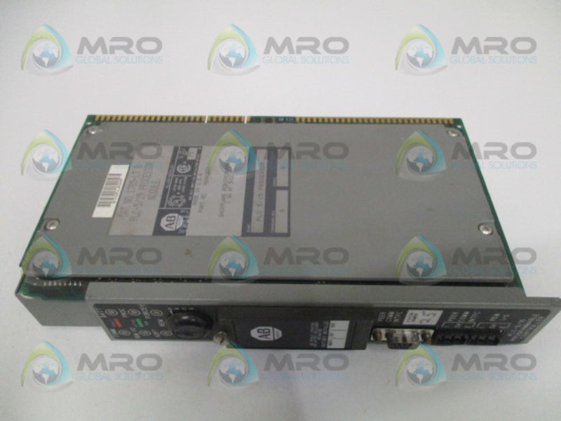 ALLEN BRADLEY 1785-LT SER. B F/W R PROCESS MODULE (NO KEY) UNMP