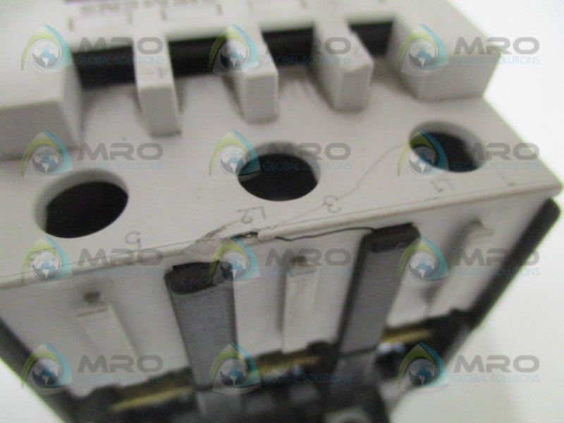 SIEMENS 3TF3400-0A CONTACTOR 110/120V (AS PICTURED) *USED*