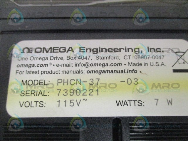 OMEGA PHCN-37 PANEL METER CONTROLLER *NEW NO BOX*