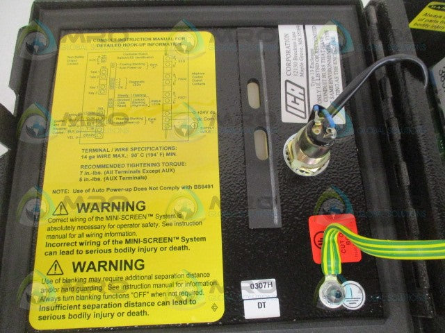 BANNER ENGINEERING MSCT-1 CONTROL BOX (NO KEY) *NEW NO BOX*