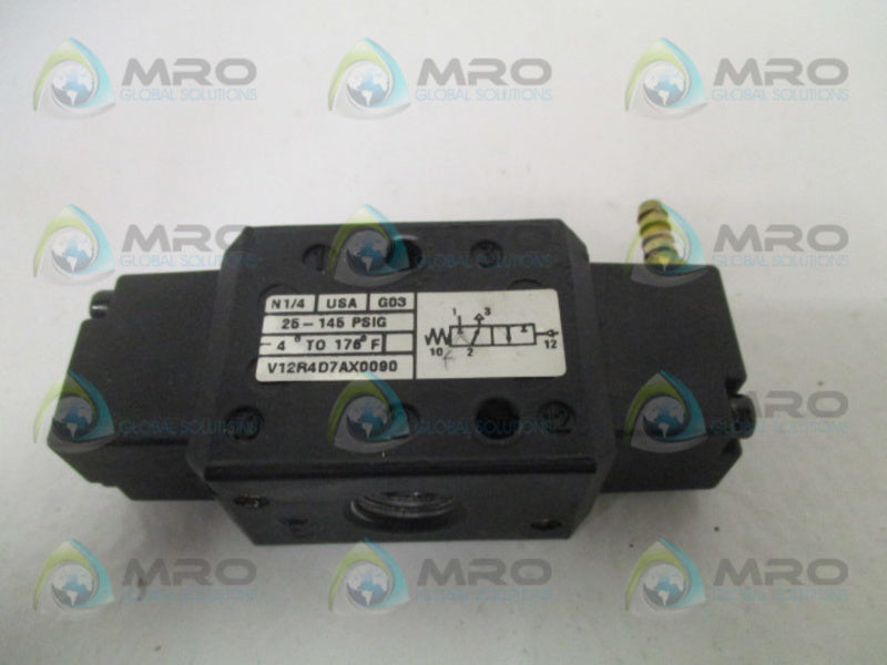 NORGREN V12R4D7AX0090 PNEUMATIC AIR VALVE 1/4" *NEW IN BOX*