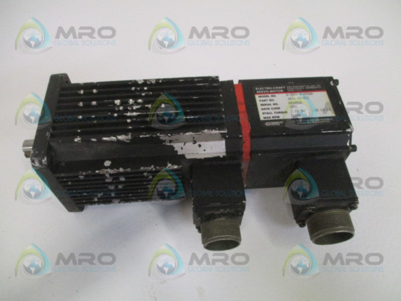 ROBBINS MYERS S-3016-N-H00AA 6033-03-812 SERVO MOTOR 5000 RPM *USED*