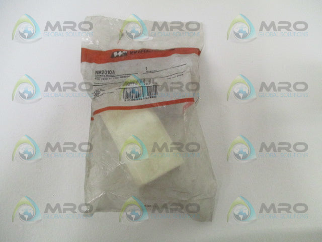 WIREMOLD NM2010A END FEED FITTING *NEW IN FACTORY BAG*