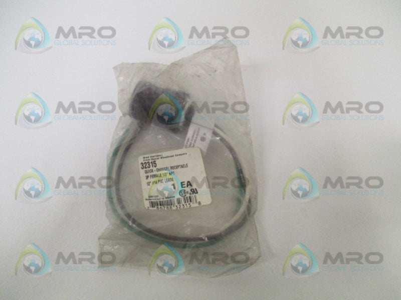 DANIEL WOODHEAD 32315 1300030020 FEMALE RECEPTACLE * NEW IN FACTORY BAG *