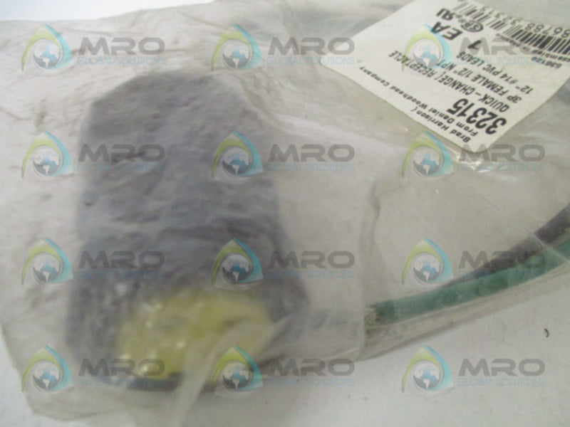 DANIEL WOODHEAD 32315 1300030020 FEMALE RECEPTACLE * NEW IN FACTORY BAG *